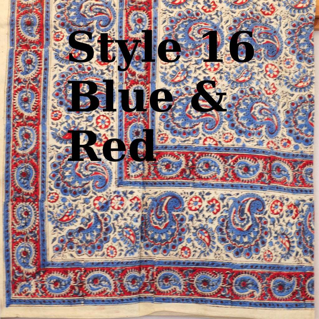 Printed Cotton Bed Cover - Twin Size